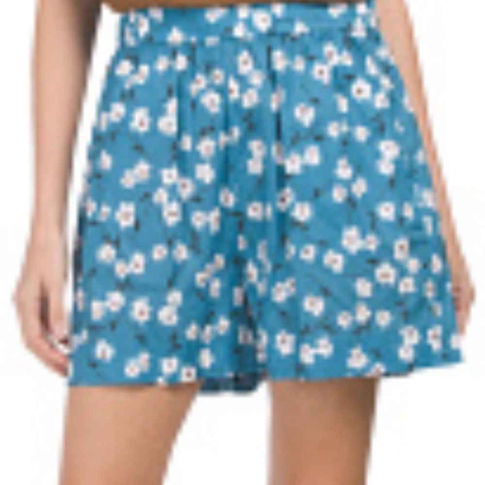 PRINTED FLOUNCE SHORT Size S  Color Buttercup